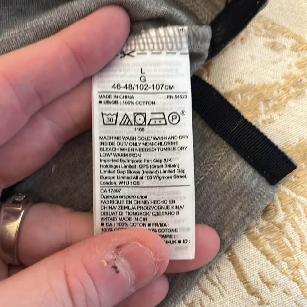 Banana Republic Luxury-Touch Striped Polo Shirt Gray Mens Size L Standard Fit
